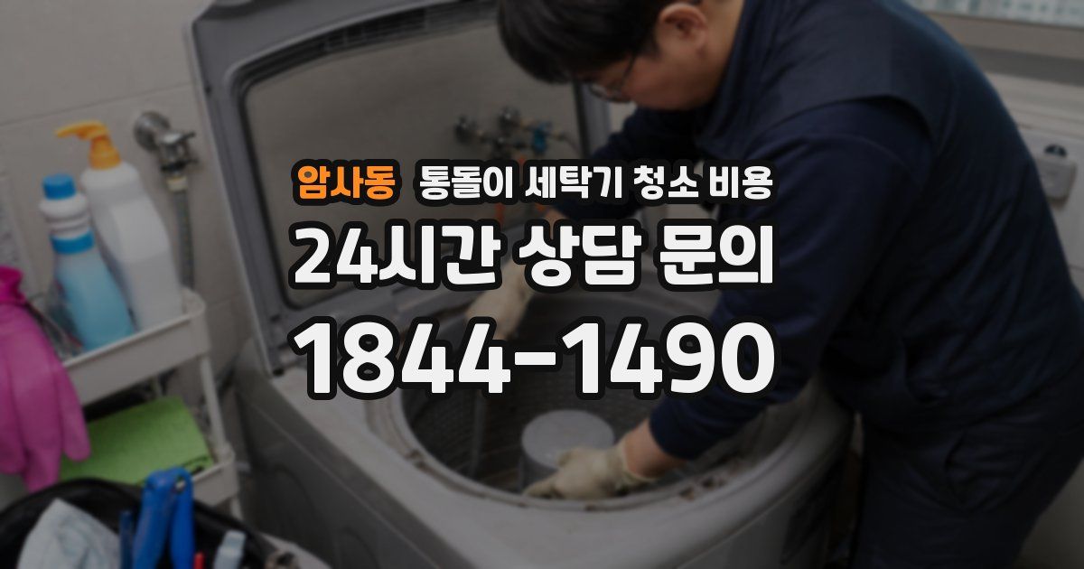 암사동 통돌이 세탁기 청소 비용
