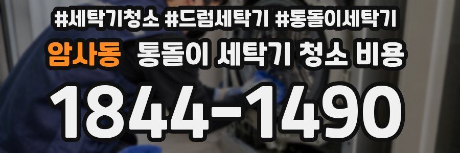 암사동 통돌이 세탁기 청소 비용