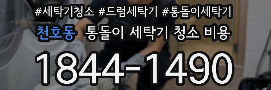 천호동 통돌이 세탁기 청소 비용