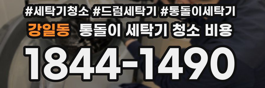 강일동 통돌이 세탁기 청소 비용