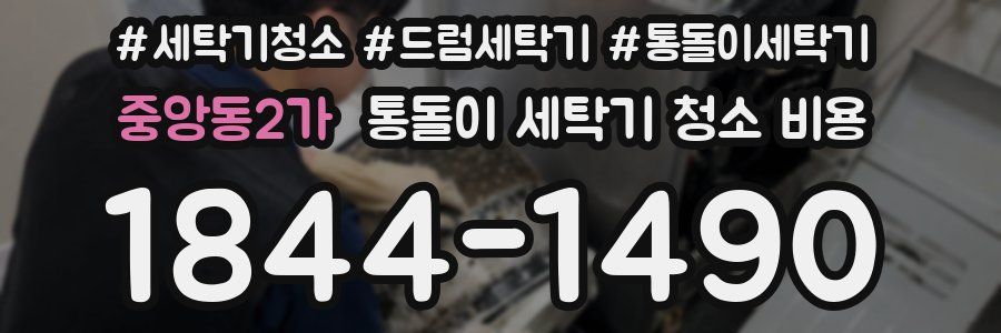 중앙동2가 통돌이 세탁기 청소 비용