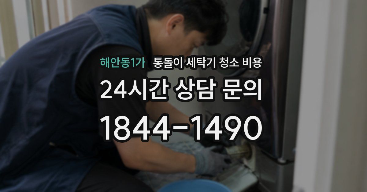 해안동1가 통돌이 세탁기 청소 비용