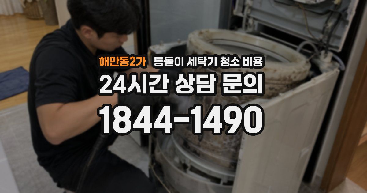해안동2가 통돌이 세탁기 청소 비용