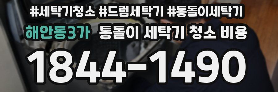 해안동3가 통돌이 세탁기 청소 비용