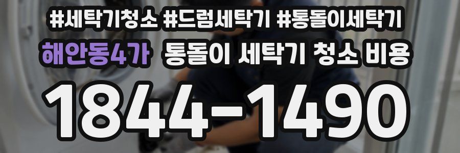 해안동4가 통돌이 세탁기 청소 비용