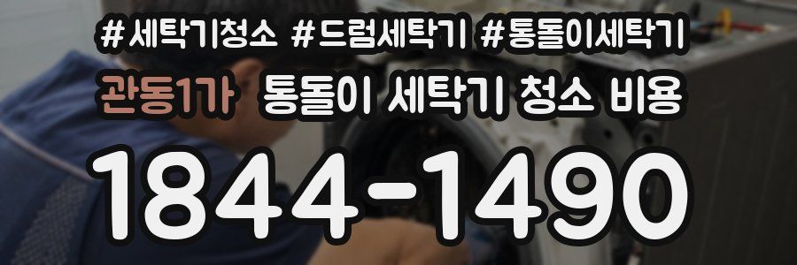 관동1가 통돌이 세탁기 청소 비용