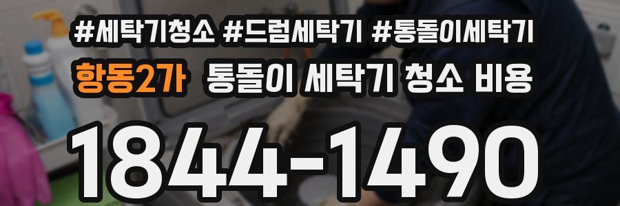 항동2가 통돌이 세탁기 청소 비용