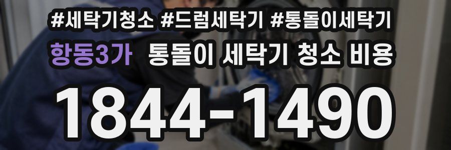 항동3가 통돌이 세탁기 청소 비용