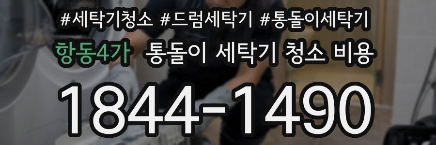 항동4가 통돌이 세탁기 청소 비용