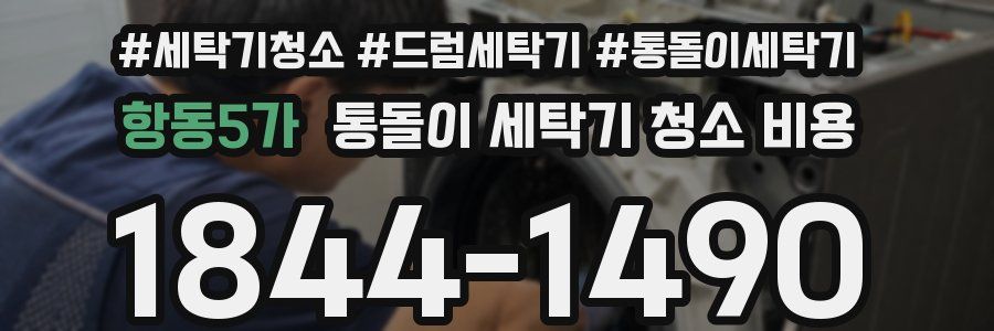 항동5가 통돌이 세탁기 청소 비용