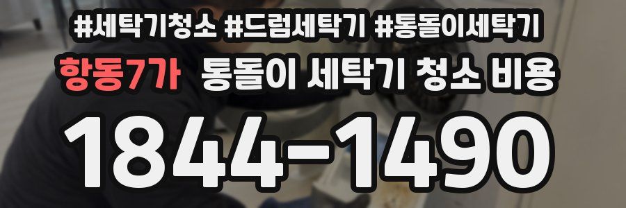 항동7가 통돌이 세탁기 청소 비용