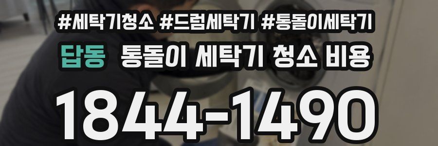 답동 통돌이 세탁기 청소 비용