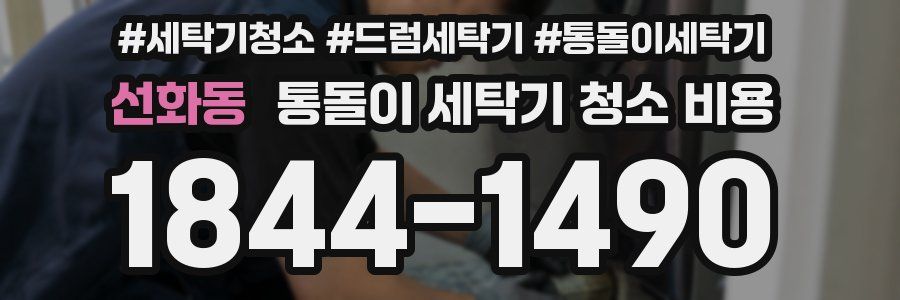 선화동 통돌이 세탁기 청소 비용