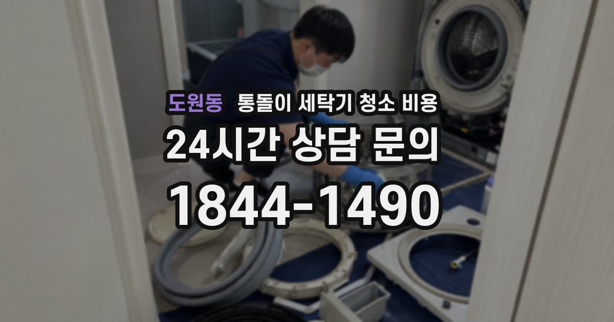 도원동 통돌이 세탁기 청소 비용