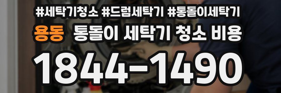 용동 통돌이 세탁기 청소 비용