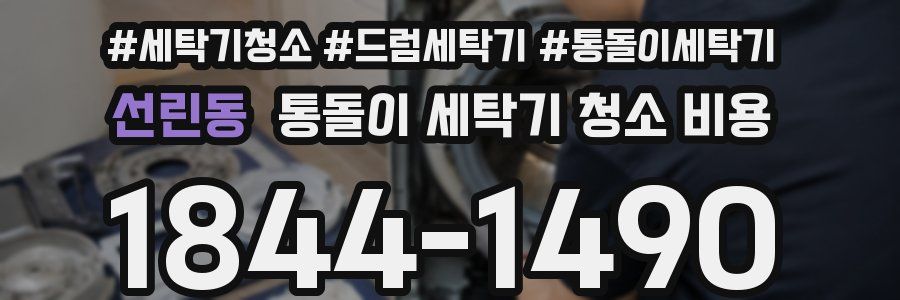 선린동 통돌이 세탁기 청소 비용