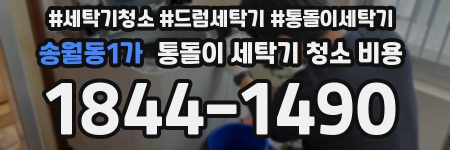 송월동1가 통돌이 세탁기 청소 비용