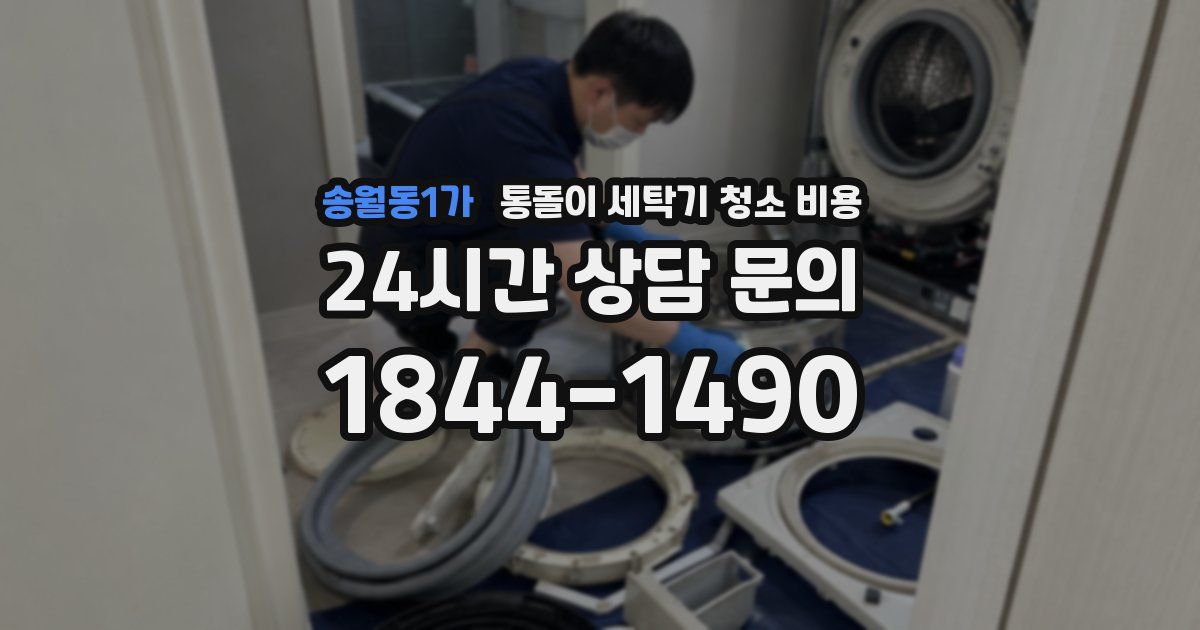 송월동1가 통돌이 세탁기 청소 비용