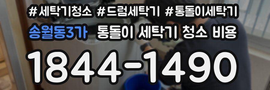 송월동3가 통돌이 세탁기 청소 비용