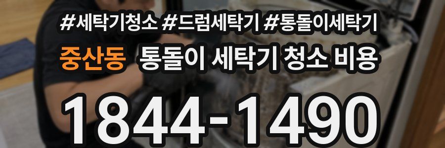 중산동 통돌이 세탁기 청소 비용