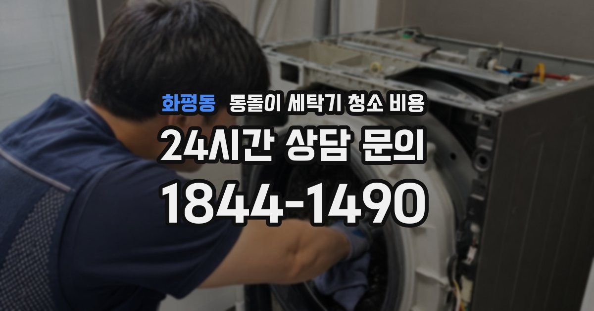화평동 통돌이 세탁기 청소 비용