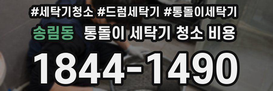 송림동 통돌이 세탁기 청소 비용