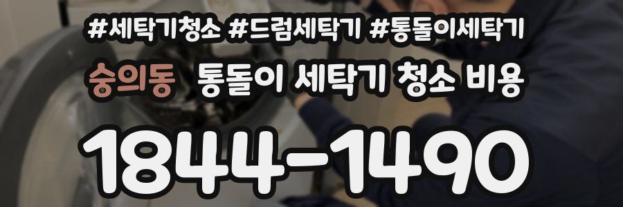숭의동 통돌이 세탁기 청소 비용