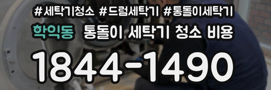 학익동 통돌이 세탁기 청소 비용