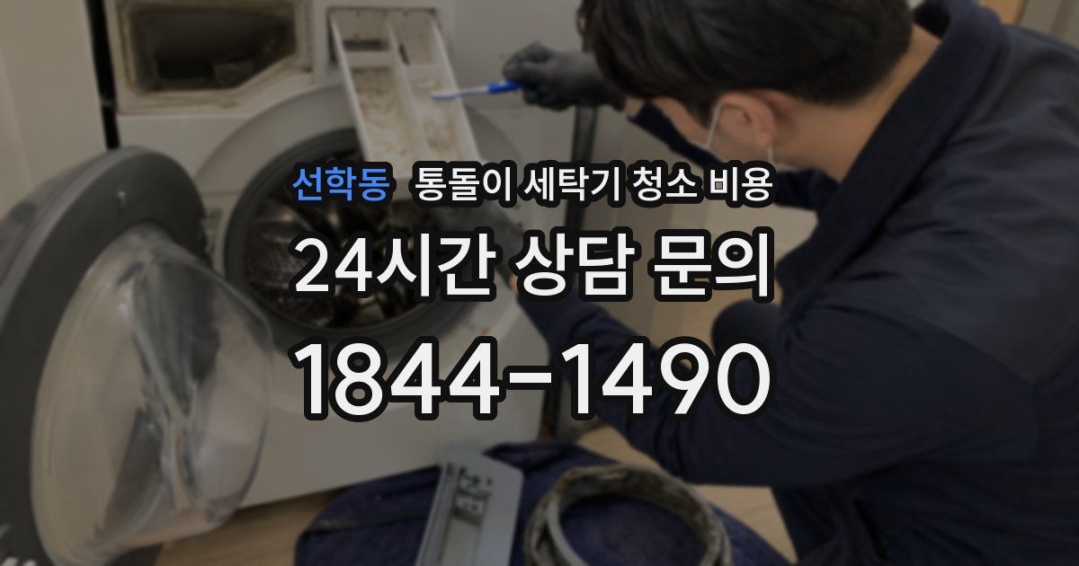 선학동 통돌이 세탁기 청소 비용