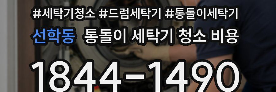 선학동 통돌이 세탁기 청소 비용