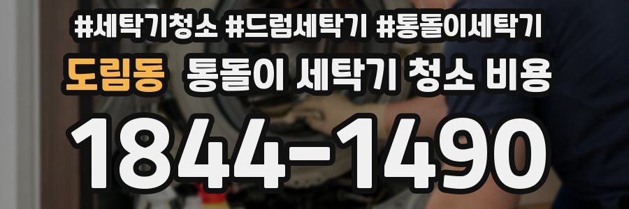 도림동 통돌이 세탁기 청소 비용