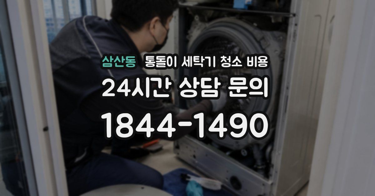 삼산동 통돌이 세탁기 청소 비용