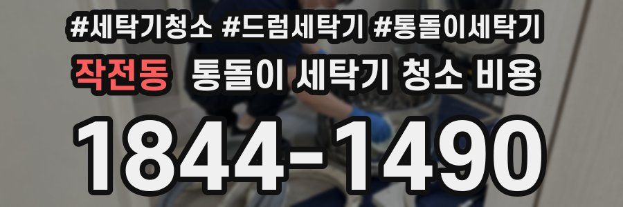 작전동 통돌이 세탁기 청소 비용
