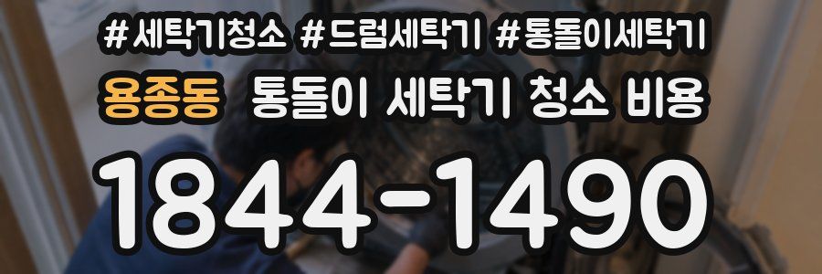 용종동 통돌이 세탁기 청소 비용