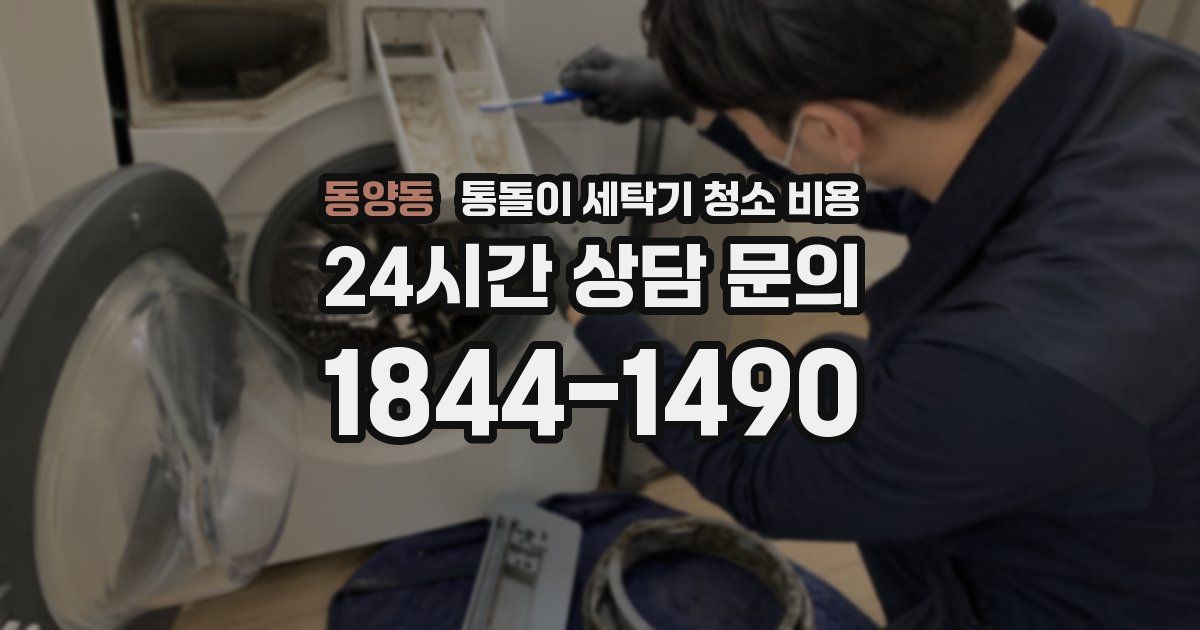 동양동 통돌이 세탁기 청소 비용