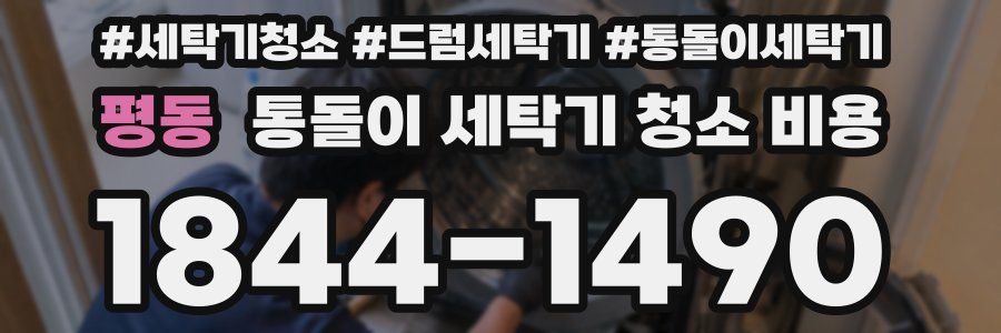 평동 통돌이 세탁기 청소 비용