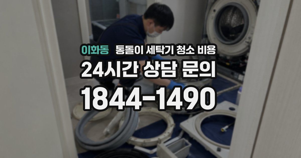 이화동 통돌이 세탁기 청소 비용