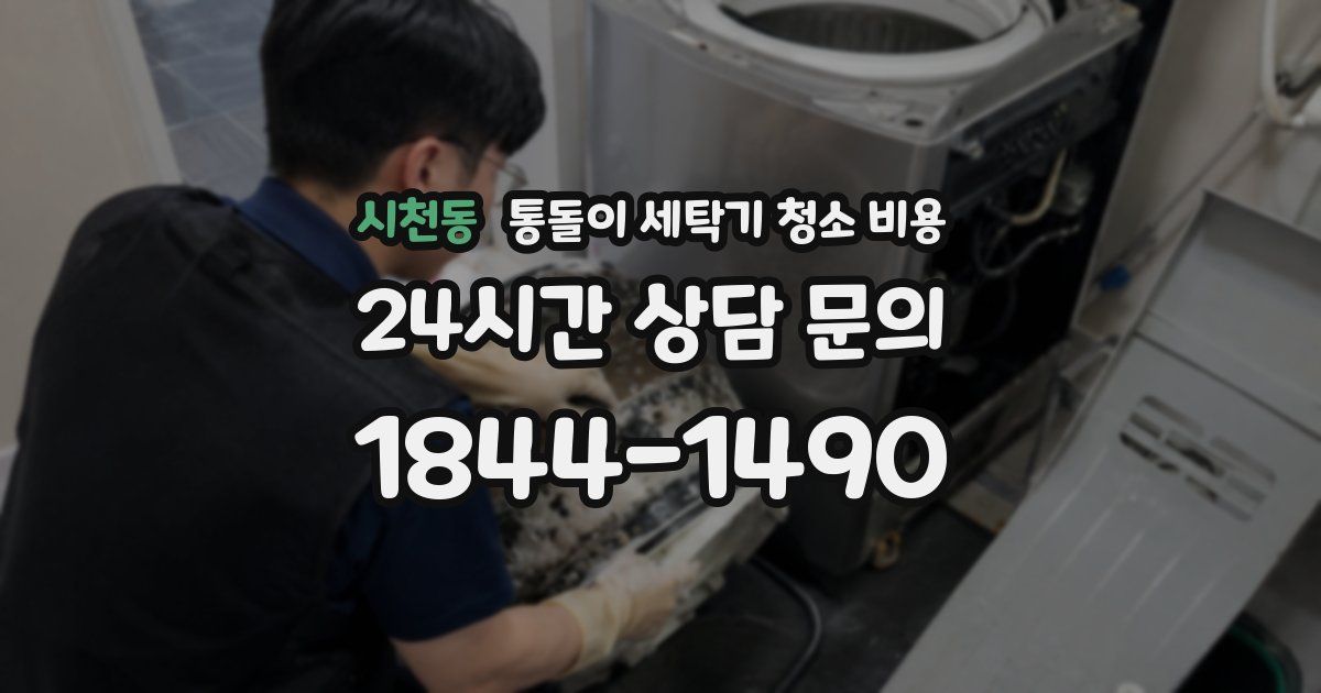시천동 통돌이 세탁기 청소 비용