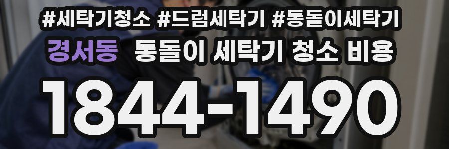 경서동 통돌이 세탁기 청소 비용