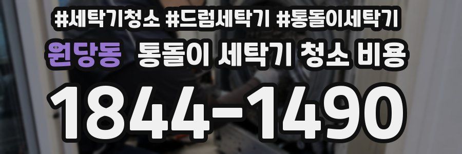원당동 통돌이 세탁기 청소 비용