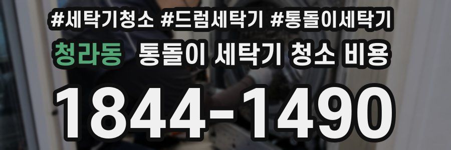 청라동 통돌이 세탁기 청소 비용