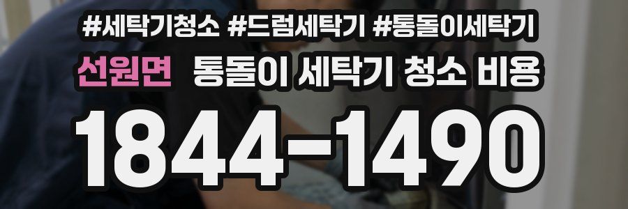 선원면 통돌이 세탁기 청소 비용