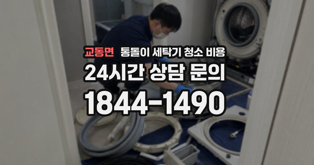 교동면 통돌이 세탁기 청소 비용