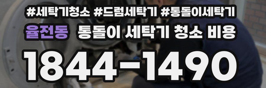 율전동 통돌이 세탁기 청소 비용