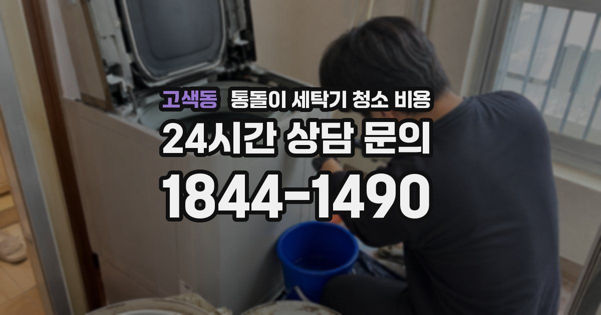 고색동 통돌이 세탁기 청소 비용