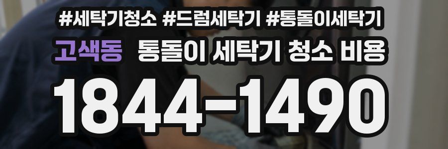 고색동 통돌이 세탁기 청소 비용