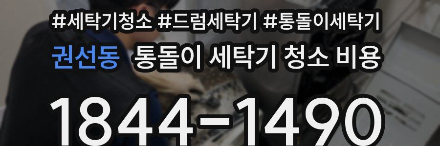 권선동 통돌이 세탁기 청소 비용