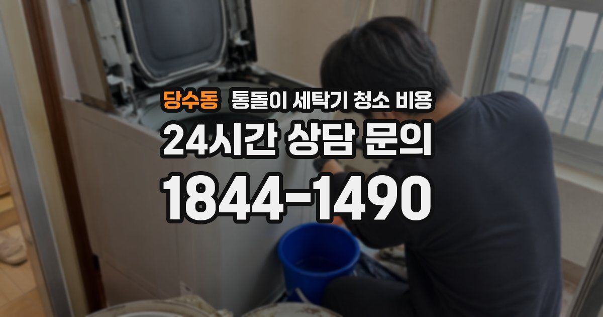 당수동 통돌이 세탁기 청소 비용