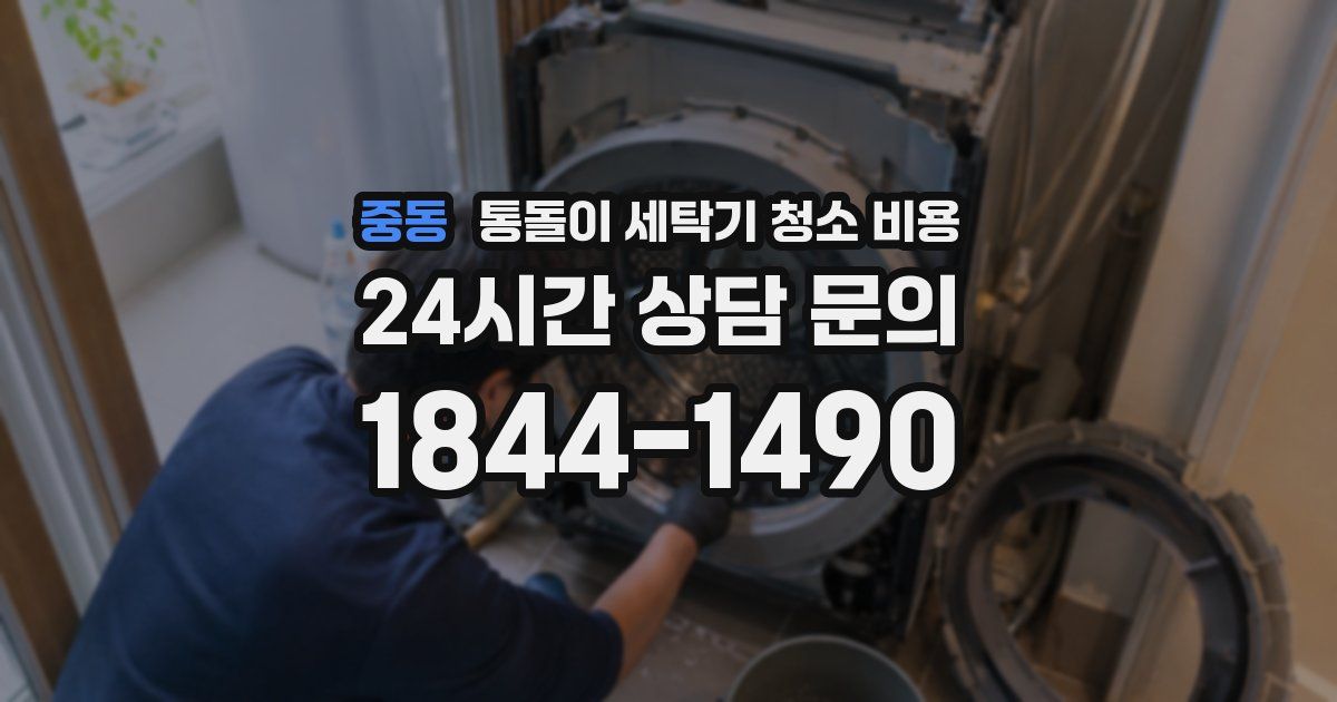 중동 통돌이 세탁기 청소 비용