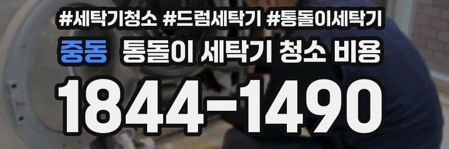 중동 통돌이 세탁기 청소 비용